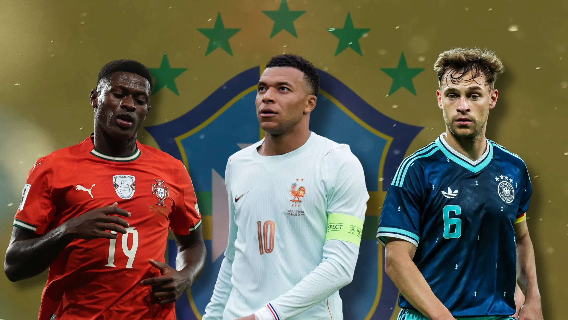 Escolhemos um jogador de diferentes seleções para o Brasil de Ancelotti
