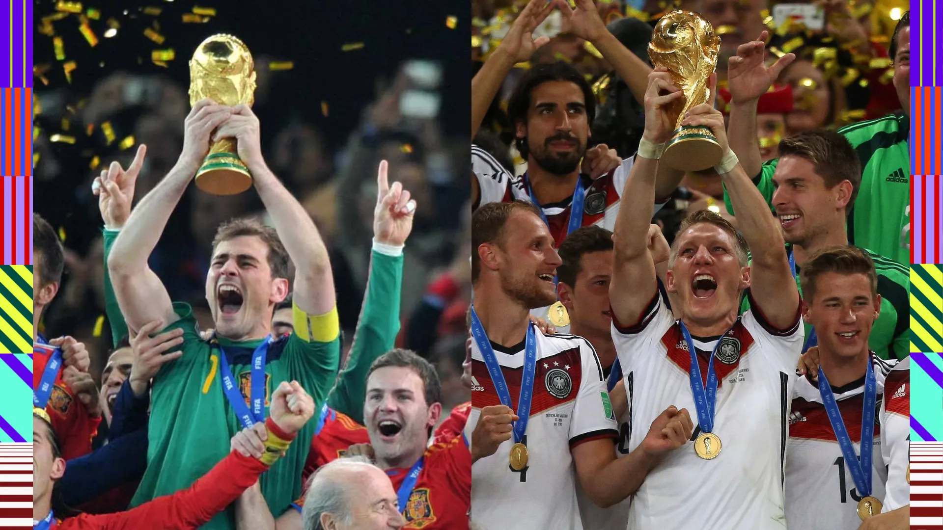 Defesa x ataque: Qual setor se sobressai entre os campeões da Copa do Mundo?