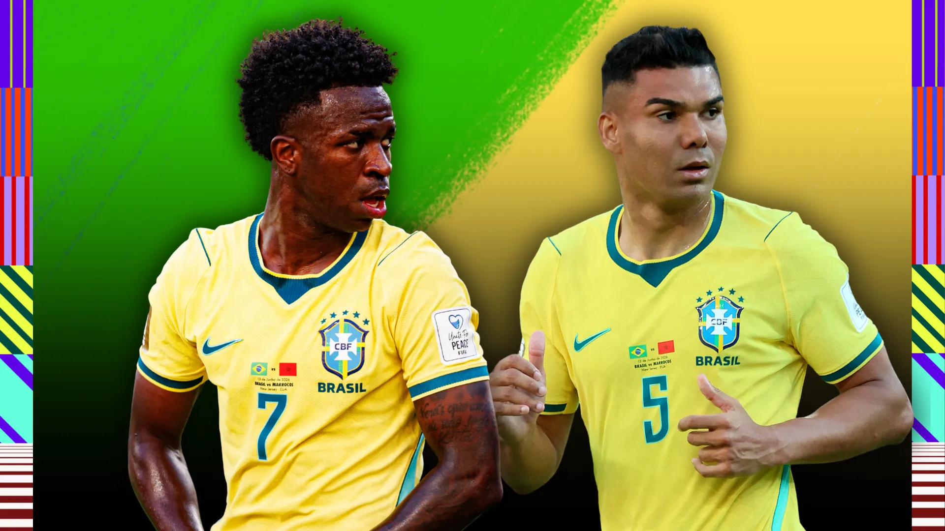 Vini Jr marca, Casemiro mal: Veja as notas de Brasil 1×1 Marrocos pela Copa do Mundo
